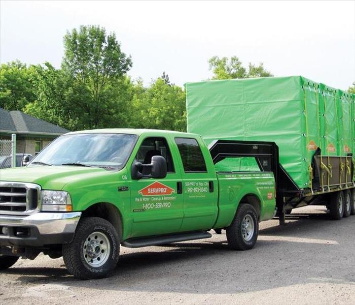 SERVPRO truck on the move